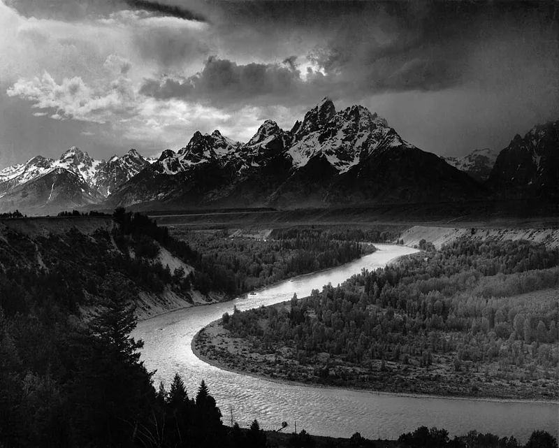 Adams The Tetons and the Snake River, Wyoming