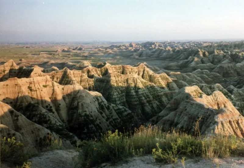 Badlands National Park dramatic rock formations in South Dakota