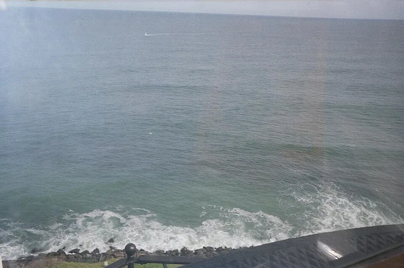 Block Island Sound from Montauk Pt Lighthouse; May 2008, New York