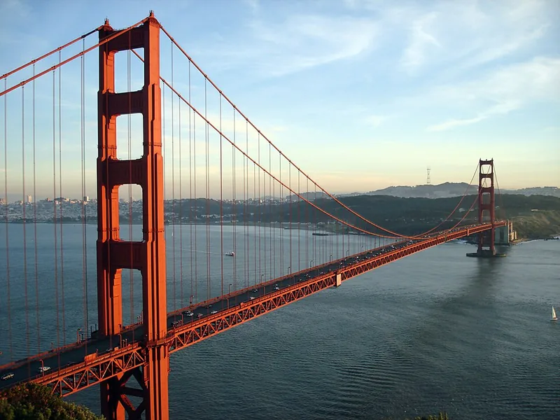 The Golden Gate Bridge and San Francisco Bay, one of California's most productive urban fisheries