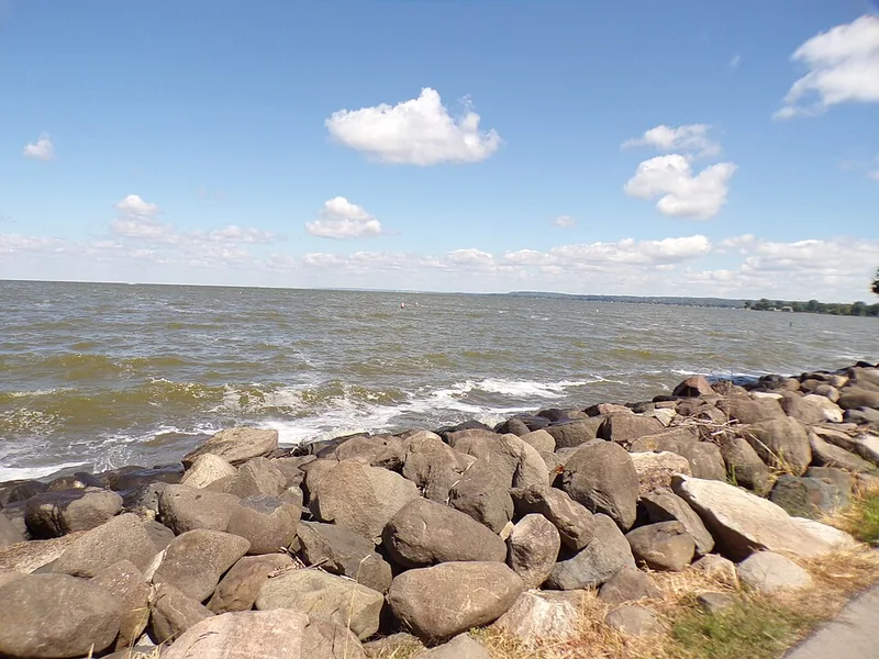Lake Winnebago at Lakeside Park, Wisconsin