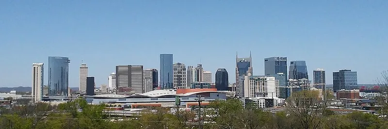 Nashville skyline viewed from Fort Negley