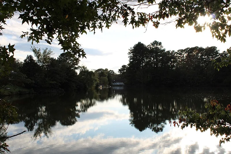 "Mirror Lake" at Lake Placid Park in Virginia Beach, Virginia
